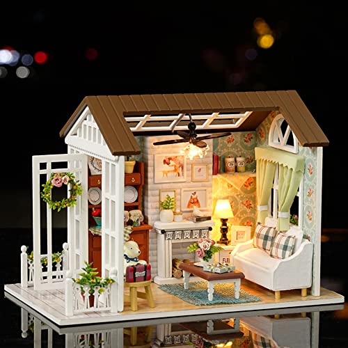 DIY Miniature House Kit with Furniture for Kids Teens Adults Aged 14+