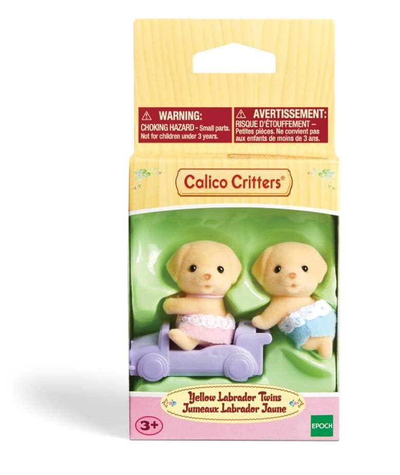 Calico Critters Yellow Labrador Twins - style: Yellow Labrador Twins