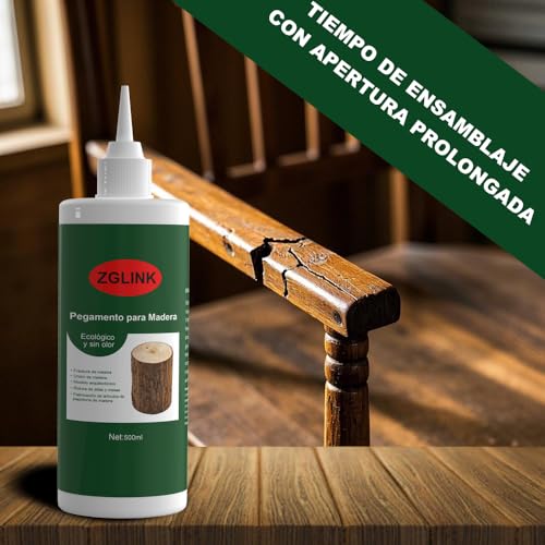 17.5oz Wood Glue, Strongest Glue for Woodworking，Suitable for Various Wood Glues Used for Furniture Repair, Upgrade to The Third-Generation Heavy-Duty Furniture Wood Glue