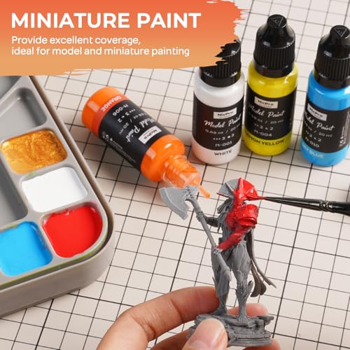 Nicpro 50 Colors Model Paint Set, 20ml Ready to Use Modeling Acrylic Paints - style: 50 Colors Set