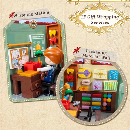 PANTASY Motorized European Gift Store Building Set for Adults - size: Gift Store