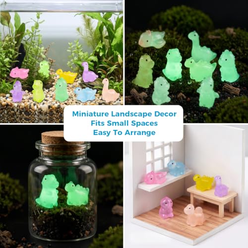 Zerobe Mini Resin Dinosaur Figurines for Fairy Garden, Crafts & Decor - color: Dinosaur