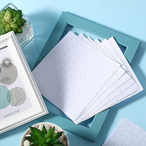 Zonon 1000 Pcs Double Sided Adhesive Dots Clear Glue Point Tape Stickers Balloon Glue Round Mini No Traces Adhesive Sticker Dot Sticker for Classroom Decor Craft DIY Office (0.47 Inch/ 12 mm) - size: 0.47 Inch/ 12 mm