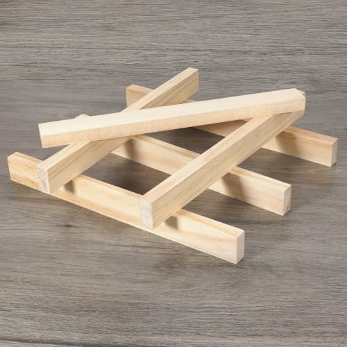 Wood Strips Planks 3/4"x 1.5" x 15", 6 PCS Wooden Dowels for Crafts - size: 3/4" x 1.5" x 15"-6 PCS