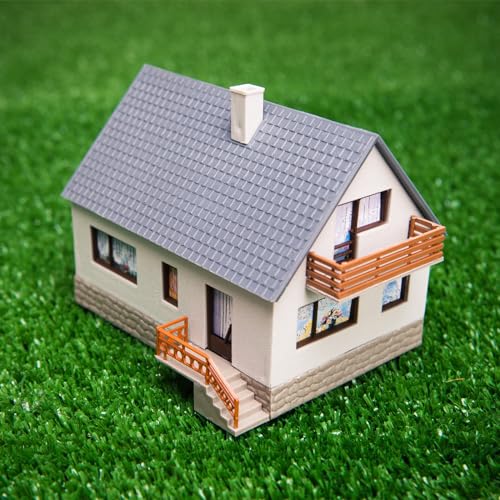 MECCANIXITY Miniature Roof Tiles ABS Roof Sheet White 30x21.5cm/1.18x0.84