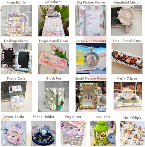 Blue Whipped Cream Glue Clay Kit, Decoden Cream Glue Crafts for Teens - color: Light Blue