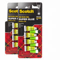 Scotch Super Glue Gel, Single-Use Tubes, .017 oz Each, Fast Drying, No Run Gel Formula (AD119) 4 Count (Pack of 2) - size: 2-Pack