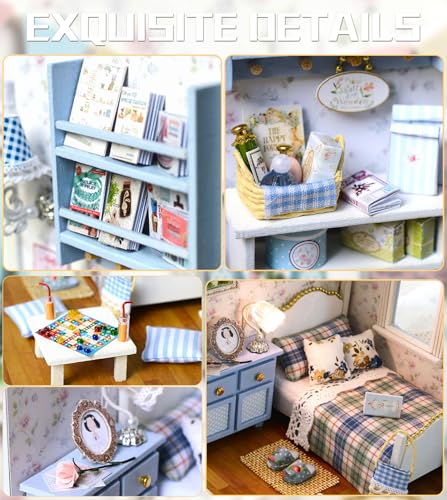 Spilay DIY Miniature House Kit for Adults, Miniature Dollhouse Building Kit - color: Sunshine Overflowing