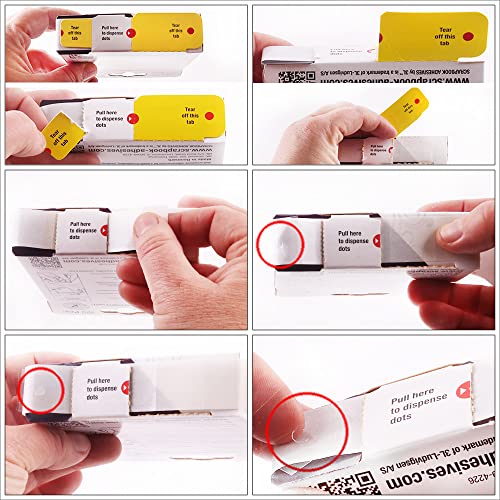 Scrapbook Adhesives by 3L Permanent Dodz, 3D, 1/2-Inch, 100/Pack, Clear - style: 3D