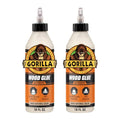 Gorilla Ultimate Waterproof Wood Glue, Natural Color, 18 oz, 2-Pack - size: 18oz, style: 2 Pack Bottle