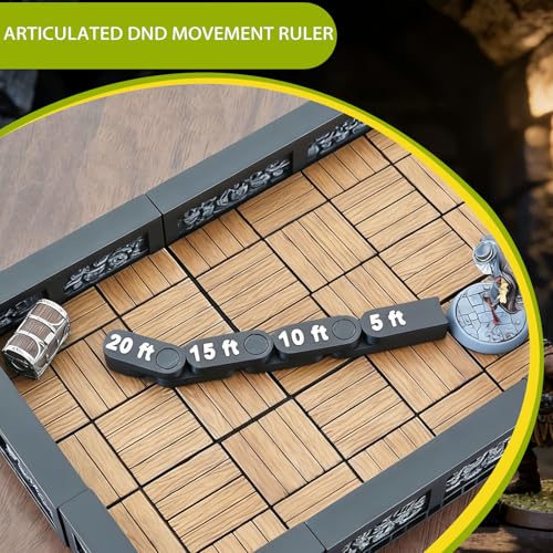 Articulated DND Movement Ruler – Flexible Chain Measuring Gauge for DND