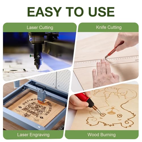 6 Pack Walnut Plywood Sheets, 12 x 12 x 1/8 Inch, 3mm Plywood for Laser Cutting and Engraving, Thin Unfinished Wood Blanks for Architectural Models and DIY Crafts - color: Walnut 6-Pack, size: 1/8" x 12" x 12"