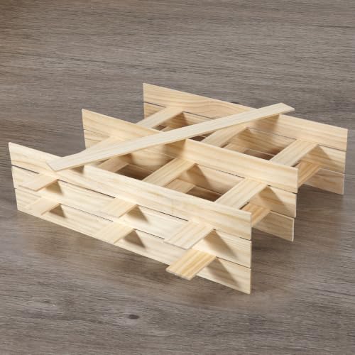 Wood Strips Planks 1/8"x 1.5" x 17.5", 20 PCS Wooden Dowels for Crafts - size: 1/8" x 1.5" x 17.5"-20 PCS