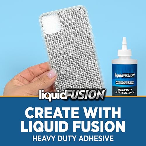 Aleene's Liquid Fusion Glue, Great for Rhinestone Embellishment, Diamond Art, Tumbler Making, 8 oz - size: 8oz