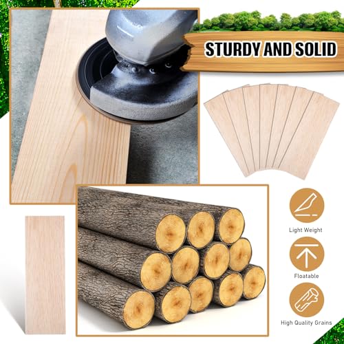 Namalu 10 Pack Unfinished Balsa Wood Sheet DIY, 12 x 4 x 0.06 Inches-1.5 mm - size: 10 Pack - 12 x 4 x 0.06 Inches-1.5 mm