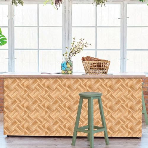 16 PCS Miniature Mini House Floor Tiles Self Adhesive Floor Tiles Faux 3D Brick Wall Paper Sticker for Mini House Decoration, 3.94 Inch, Checked Pattern - color: Checked Pattern