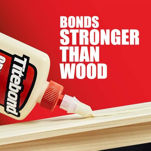 Titebond Original Wood Glue 5064, Industry Standard for Woodworking, Furniture Repair/Assembly, Construction, Home Repair or Modeling, 16 oz - size: 16 fl oz