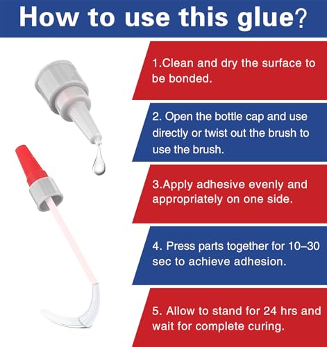 (2-in-1) Thick Wood Glue with Brush Applicator&Nozzle,Wood Crafts Repair