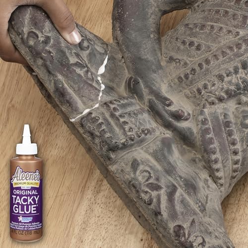 Aleene's Original Tacky Glue, All Purpose Adhesive, Perfect for Crafts and DIY Projects, Dries Fast and Clear, 4 fl oz 3-Pack - style: 3 Pack