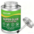 Super Glue,Clear Glue with Brush,All Purpose Strong Adhesive,Instant Superglue Multi-Purpose Glue for Wood,Ceramic,Leather,Plastic,Glass,Metal,Rubber,DIY Crafts
