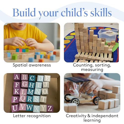 DIY Wooden Cubes 3/8-inch, Pack of 100 Small Blank Wooden Blocks, Unfinished Wood Blocks for Crafts, STEM, Dice, and Building Blocks for Stacking, by Woodpeckers - size: 3/8 inch