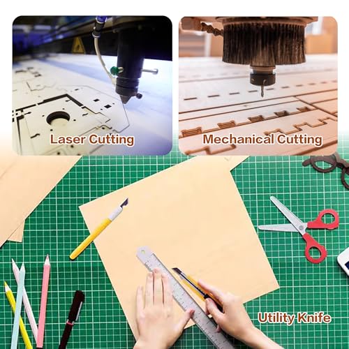Basswood Sheets 20"x12"x1/8",3mm Basswood for Laser Cutting,Thin Plywood Board Unfinished Wood for Crafts, DIY Architectural Models Making, Wood Engraving (20inchx12inch-1/8-36Packs) - size: 20inchx12inch-1/8-36Packs