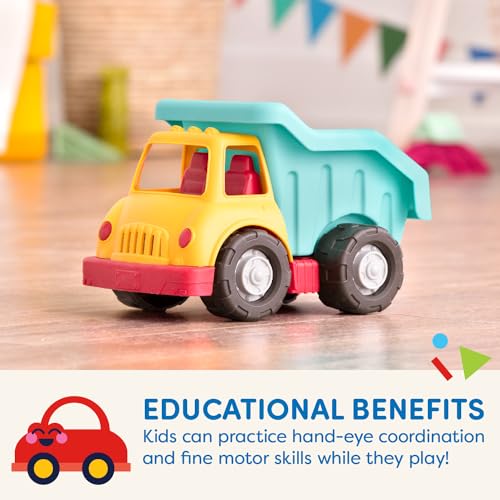 Battat Wonder Wheels Dump Truck Toy, Tilting Bed, Recyclable Truck, Trucks - style: Dump Truck