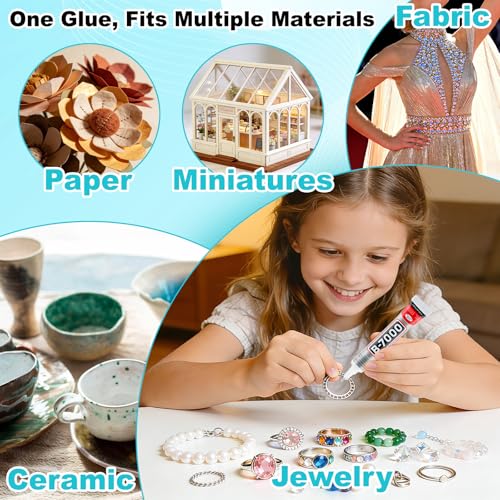 60 Tube B-7000 Glue 15Ml/0.5 fl oz- Strong Transparent Rhinestone Glue with Precision Tip, Waterproof, Flexible, Bulk B7000 Glues Paste Adhesive for DIY Craft Jewelry Making Shoes Phone Repair - color: 60x15 ML/ 0.5 oz