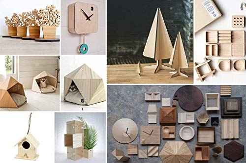 1.5mm 1/16" x 12" x 12" Aircraft Plywood Sheet (3pk) - AB/B Baltic Birch Material Perfect for Arts and Crafts, School Projects, Die-Cutting, and Wood Engraving - size: 1/16" x 12" x 12"