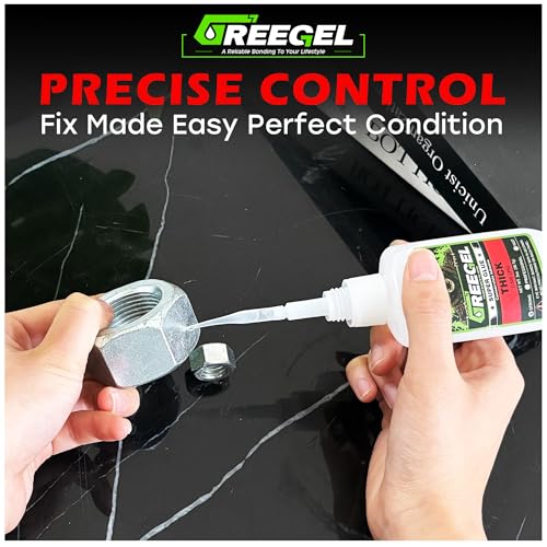 Liquid Thick Super Glue 4 Oz + 3g Gel Glue for Large Gaps, Clear CA - color: Thick Viscosity, size: 4 oz