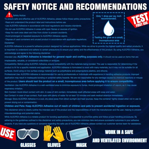 ALECPEA Thin CA Glue 100 CPS - Medium Viscosity Cyanoacrylate, 20g