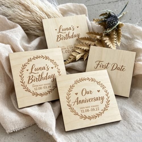 Blisstime 16PCS 6x6 Inch Wood Squares Unfinished Square Wood Pieces for Crafts,Painting, Writing, DIY Supplies, Engraving and Carving, Home Decorations (6x6 Inch 16Pcs) - size: 6x6 Inch 16Pcs