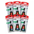 Loctite Super Glue Repositionable Gel, Clear, 0.14 fl oz Bottle, 6 Pack - Superglue for Plastic, Wood, Metal, Crafts & Repair, Cyanoacrylate Adhesive Instant Glue - size: 6 Pack