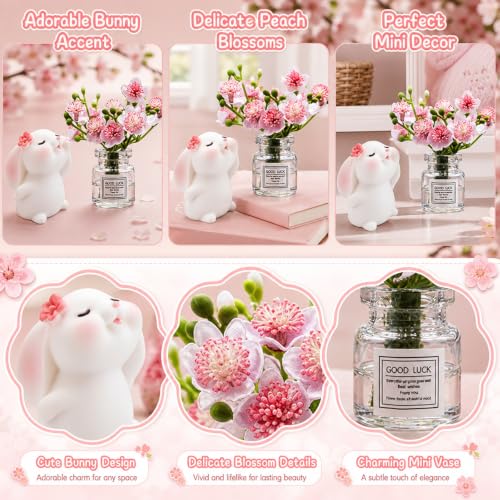 8PCS Miniature Vases, Miniature Flower Vase, Quality Material Set for Garden, for Use in Small Displays and Room Decor for Home