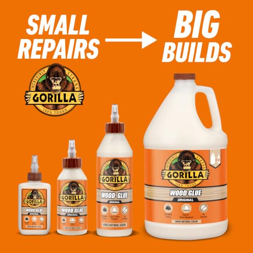 Gorilla Wood Glue, Natural Color, 36 oz Bottle - size: 36oz