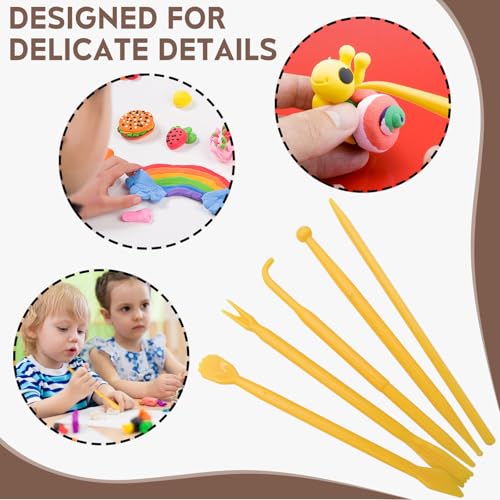 18 Pack Pottery Clay Tool Kit, Sculpting & Dotting Stylus Tools for Craft Modeling