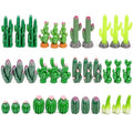 36pcs Mini Resin Cactus Figurines Miniature Resin Cactus 12 Styles