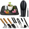 11Pcs Succulent Tools, Mini Garden Tools, Plant Repotting Set(No Flowerpot) - style: Abundant Garden Tools