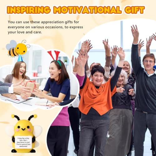 Gejoy 25 Pcs Mini Rubber Bee Toys Positive Mini Bees Figures - style: Bee