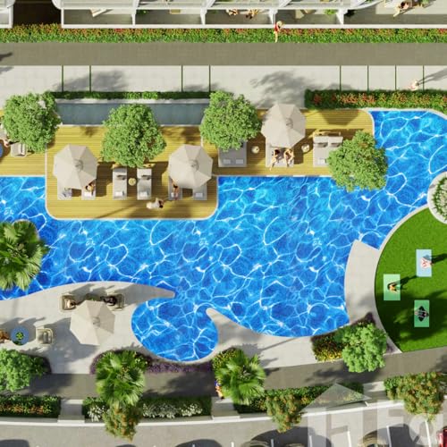 IMIKEYA 5-Pack Self-Adhesive Artificial Water Sheets for Models:Realistic Stream Pattern Sticker, Peel & Stick Fake Water for River, Lake on Train Set, Diorama, Dollhouse Landscape DIY Crafts