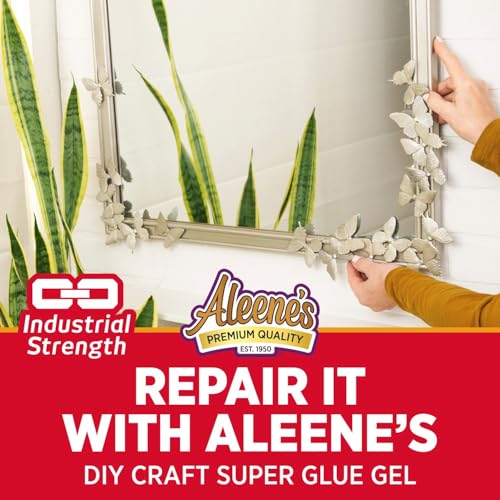 Aleene's DIY Craft Glue Gel, Industrial Strength Glue, Super Strong Adhesive, Clear, 5 Pack