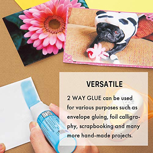 Kuretake Zig 2 Way Glue Stick Pen,15mm Broad Tip, Made in Japan - style: 1 pcs.