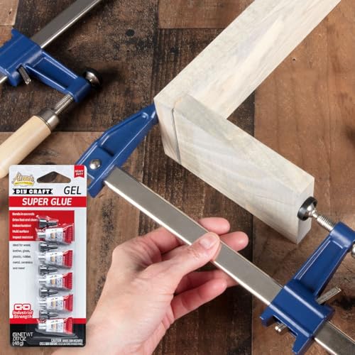 Aleene's DIY Craft Glue Gel, Industrial Strength Glue, Super Strong Adhesive, Clear, 5 Pack