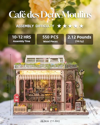 Book Nook Kit - DIY Miniature House Dollhouse Booknook