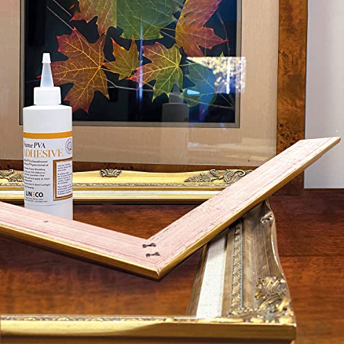 Lineco Frame PVA Adhesive, Acid Free, Dried Clear and Flexible, 4 oz - size: 4 oz