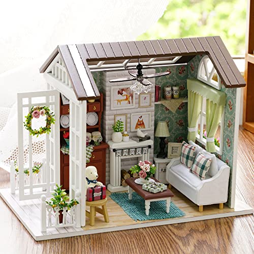 DIY Miniature House Kit with Furniture for Kids Teens Adults Aged 14+