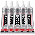 B7000 Glue Clear with Precision Tip for Rhinestones, 5Pcs 50mL/1.68 fl oz - color: 5Pcs, 1.68fl.oz (50mL)
