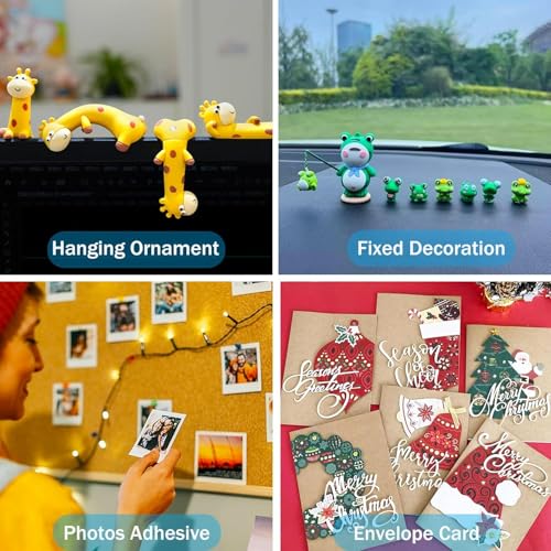 300 PCS Double Sided Sticky Dots, Sticky Tack Removable No Trace - size: 300 PCS