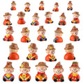 Wesiti 40 Pcs Fall Mini Scarecrow Resin Figurine Fall Miniature Statues - style: Scarecrow