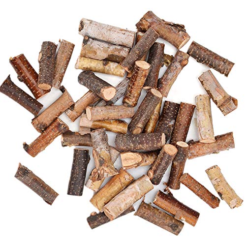 Craft Sticks, Mini Wood Log for Rustic Home Decor - Farmhouse Centerpiece Decor Twigs (Craft Sticks-)